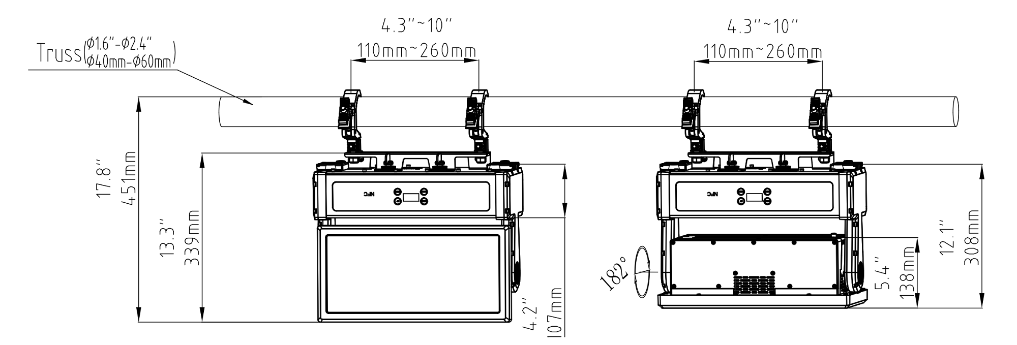 910730210037 FINE 1200C STROBE IP Dimension drawing 2024-10-14_00