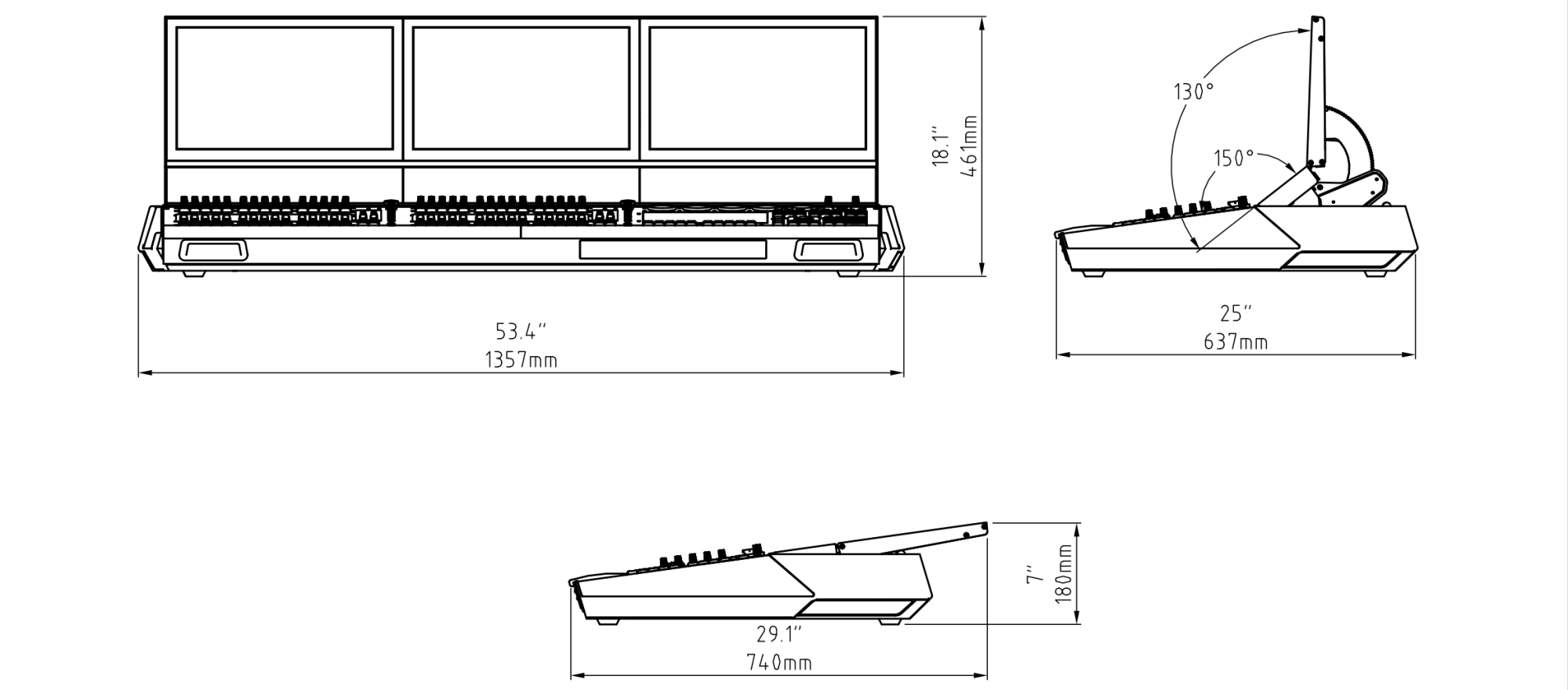 990521210035 TEKMAND G3 UItra 灯光控台  尺寸图-模型_00(1)(1)